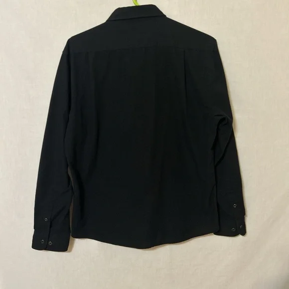 Beverly Hills Polo Club Black Textured Polo - Picture 4 of 4